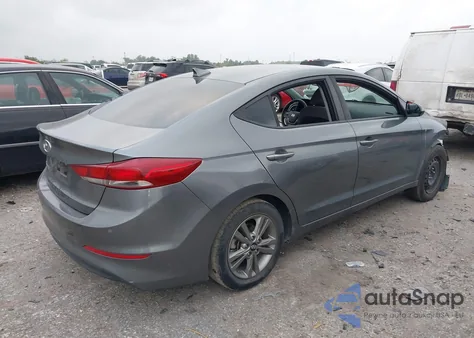 2018 Hyundai Elantra Sel из США, поврежденный, VIN 5NPD84LF5JH387604